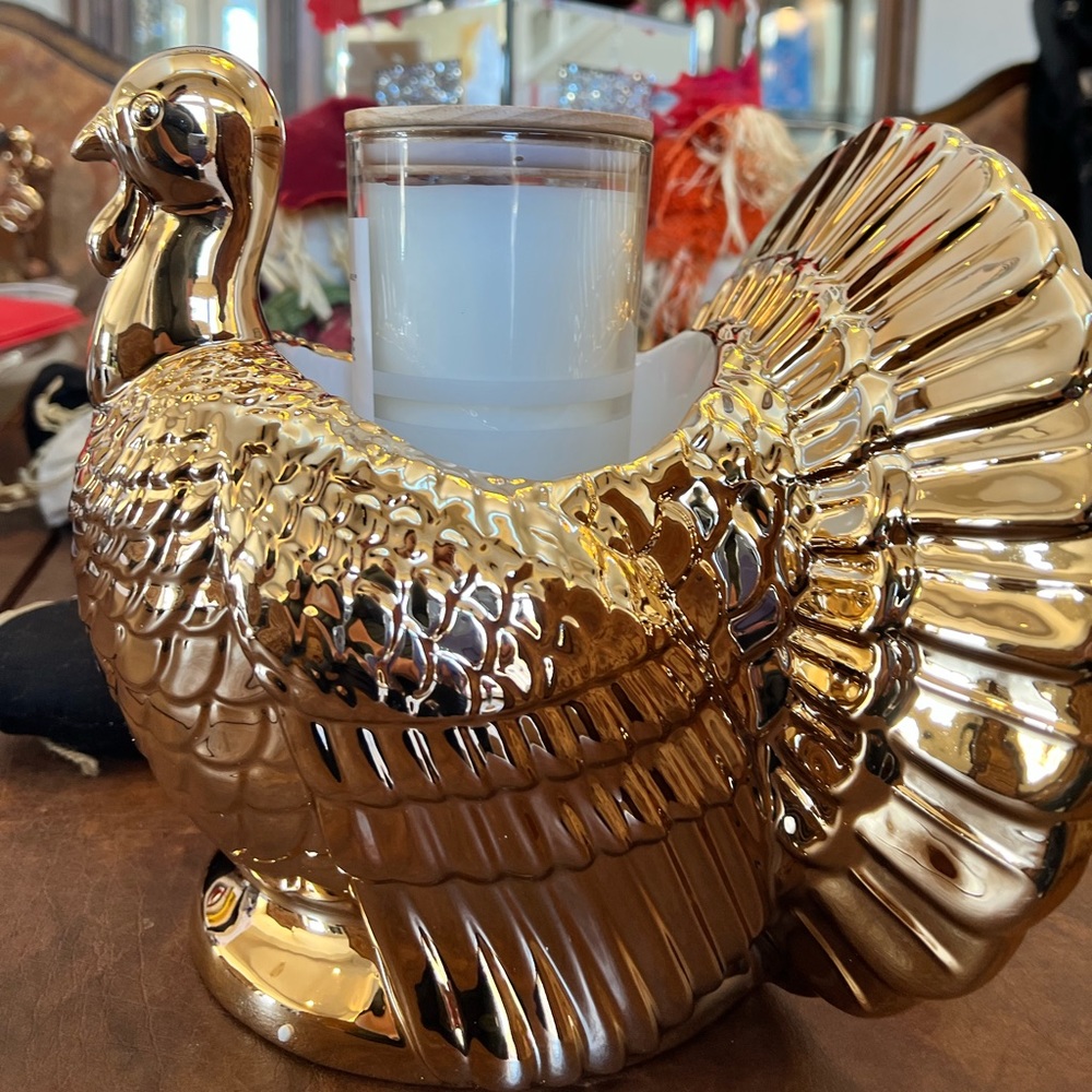 Bath & Body Works Turkey Pedestal Candle Holder
